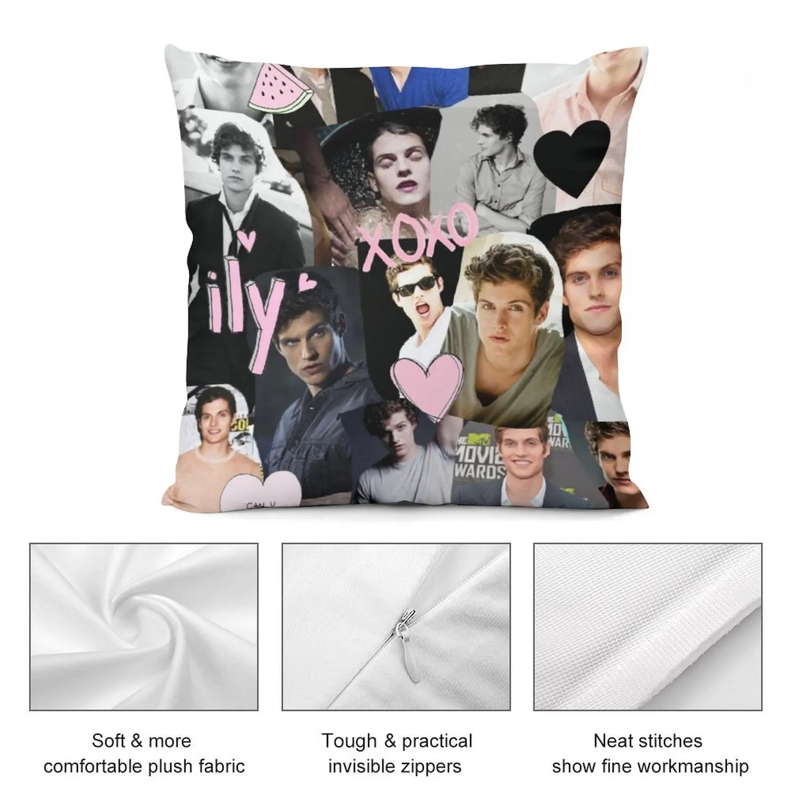 Декоративные подушки с коллажем Daniel Sharman рождественские украшения 2025 Чехлы для