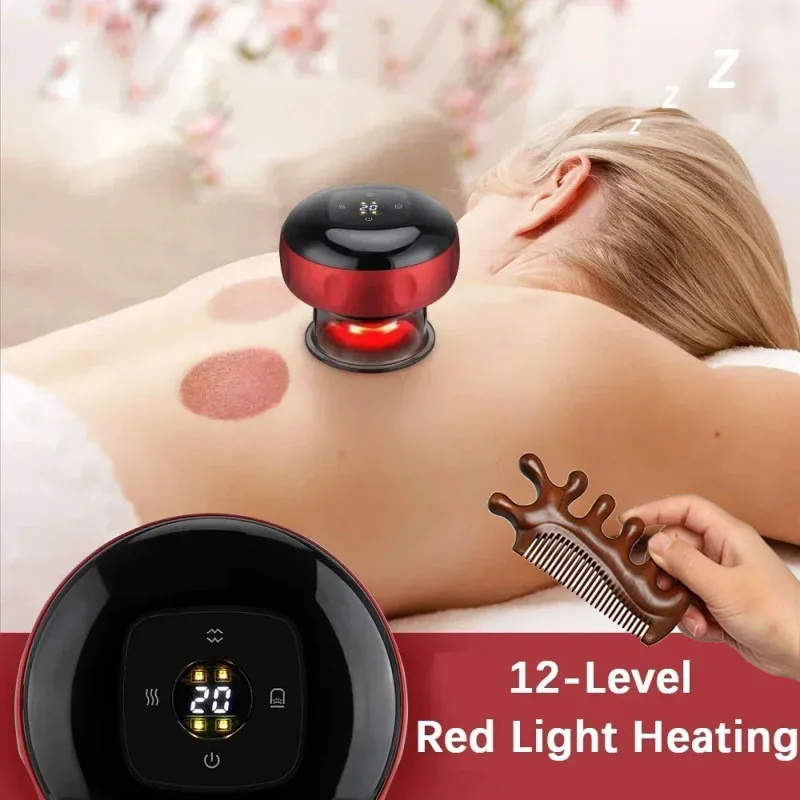 Электрический вакуумный массажер для похудения с сандаловым деревом