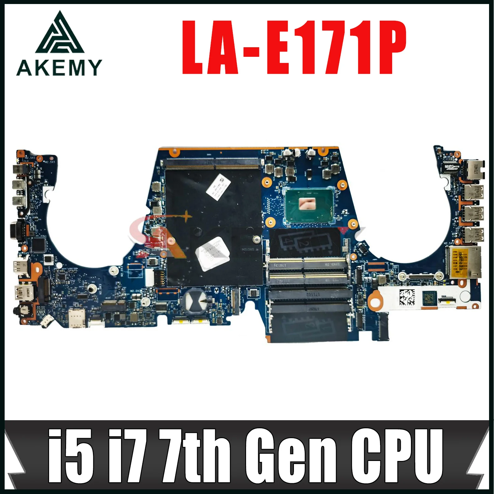 

FOR HP ZBOOK 17 G4 Laptop Motherboard 921329-001 921325-501 921327-601 E3-1535M i5 i7 7th Gen CPU CPW70 LA-E171P DDR4