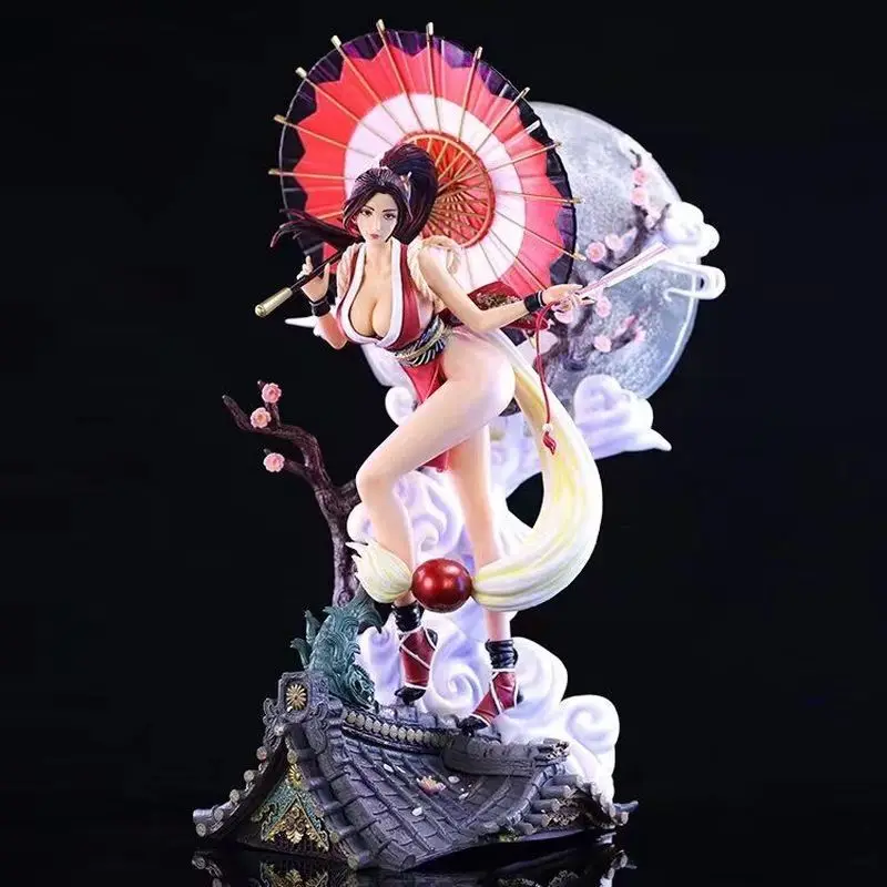 

Gk Sakura Unknown Fire Dance Statue Mai Shiranui High Quality Edition Chunli Super Large Standing Luminous Handmade Model Toy