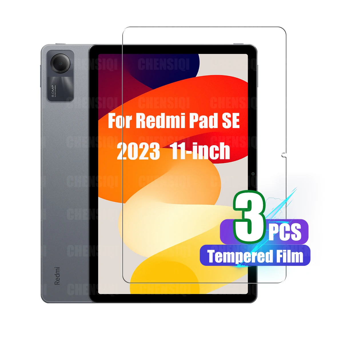 Для Redmi Pad SE (11 дюймов) 2023 протектор экрана твердость 9H HD прозрачное закаленное
