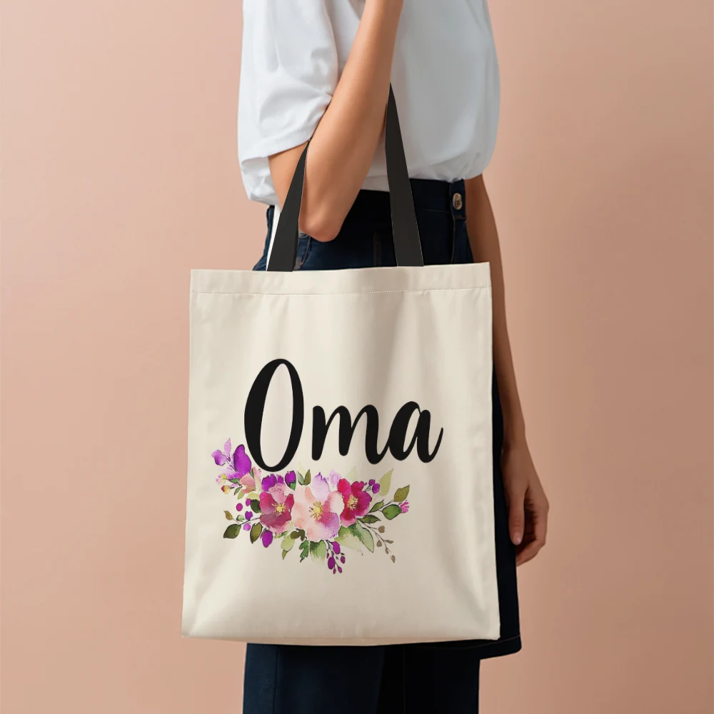 1 шт. подарок Ома на день рождения бабушки многоразовая большая сумка модная для