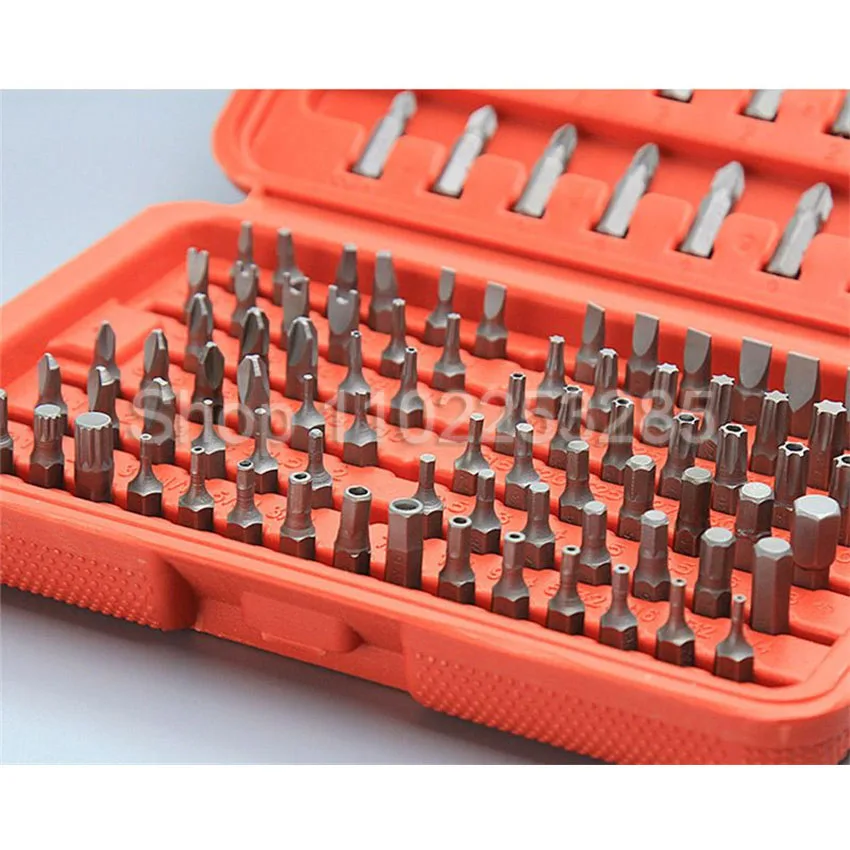 100 шт. набор отверток безопасный хром-ванадиевый CR-V стальной шестигранный ключ