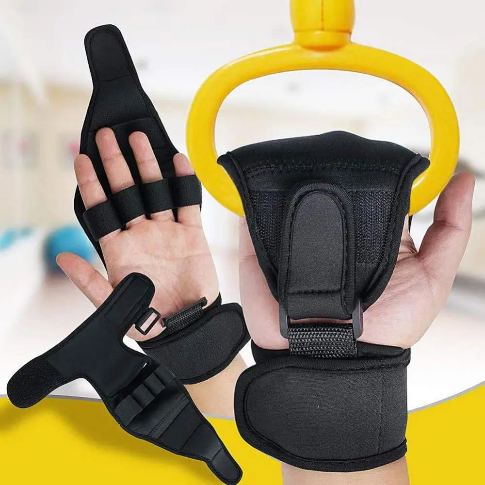 

Rehabilitation Finger Gloves Brace Breathable Anti-Slip Auxiliary Fixed Hand Fist Stroke Hemiplegia Patient Training PainRelieve