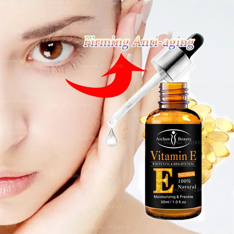 

Vitamin E Eye Essence Original Solution To Remove Eye Bags, Dark Circles, Crow's Feet, Dilute Essence, Skin Care Products