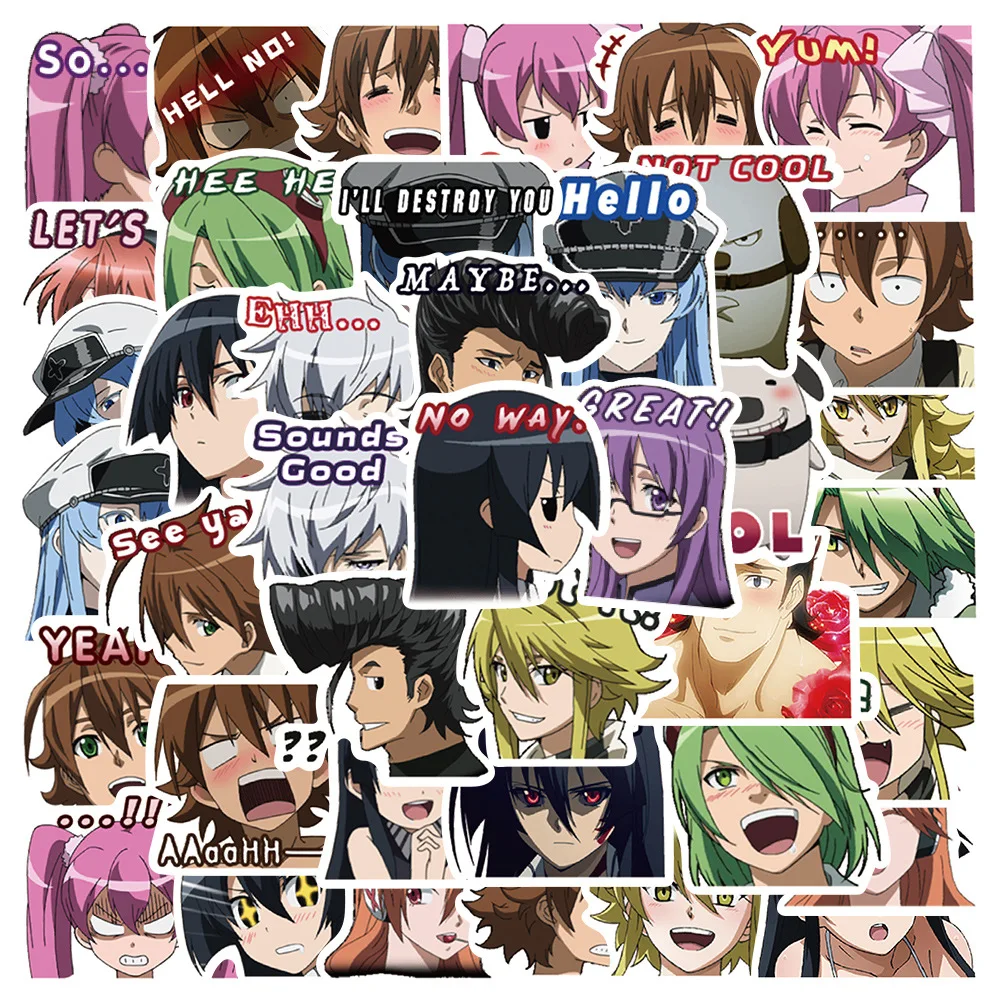 

10/30/50PCS Cartoon Akame Ga KILL Anime Sticker For Motorcycle Skateboard Luggage Refrigerator Laptop Sticker Wholesale