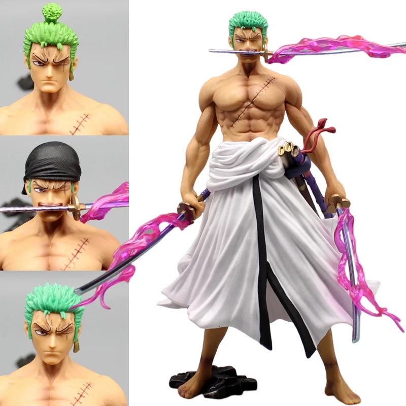 

Экшн-фигурки из ПВХ «Зоро» 24 см, 4 головы