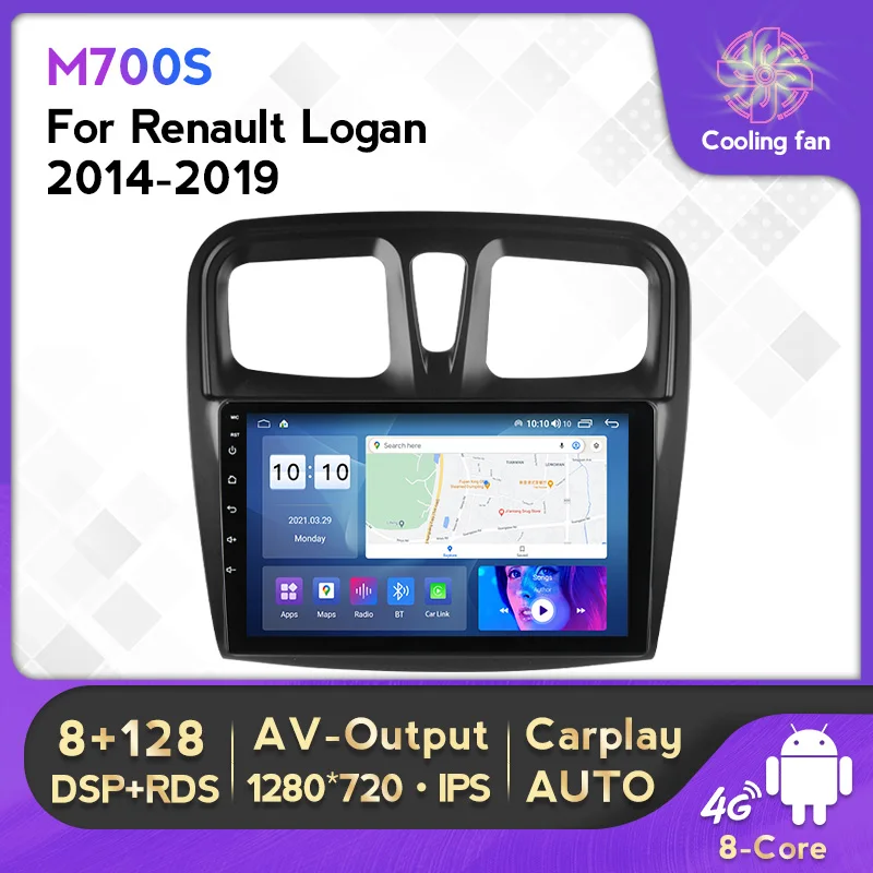 

FYT 7862S Android 12 Car Multimedia Radio Player For Renault Logan 2 Sandero 2 2014-2019 Wireless Carplay Auto 4G Lte WIFI BT
