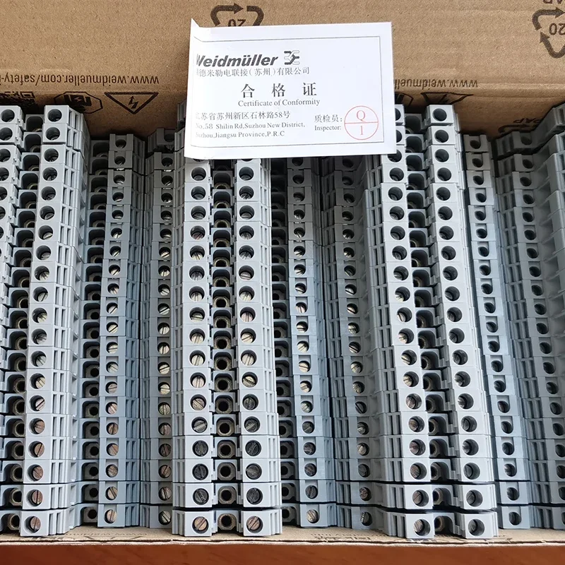 /Weidmuller SAKDK 4N винтовой двухслойный клеммный блок 2049740000100 ПС