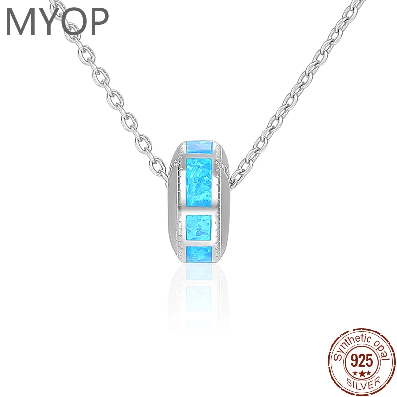 

MYOP Lake Water Green Deep elegant OPAL Pendant