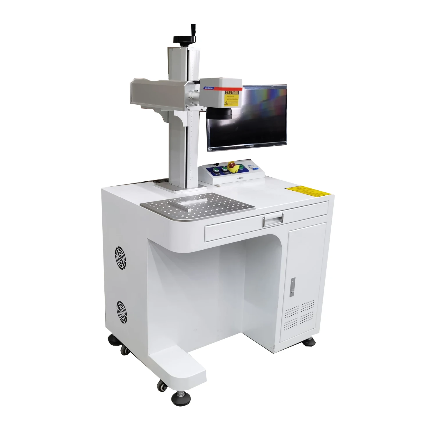 Небольшая портативная гравировка с длительным сроком службы 50 Вт волоконная