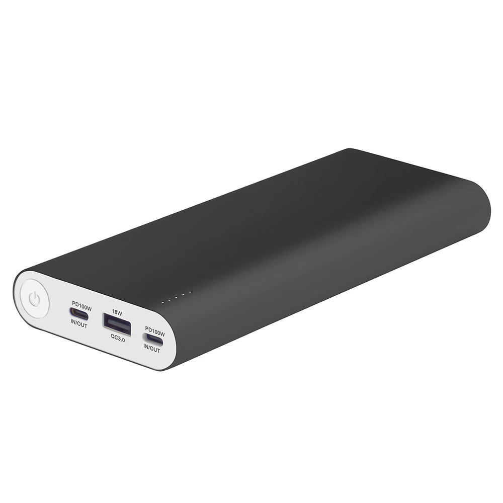 Фото Новая версия PD 45 Вт 65 Вт 100 Вт Портативное зарядное устройство 26800 мАч USB Type-C Power Bank Быстрая зарядка для Macbook и мобильных устройств №5