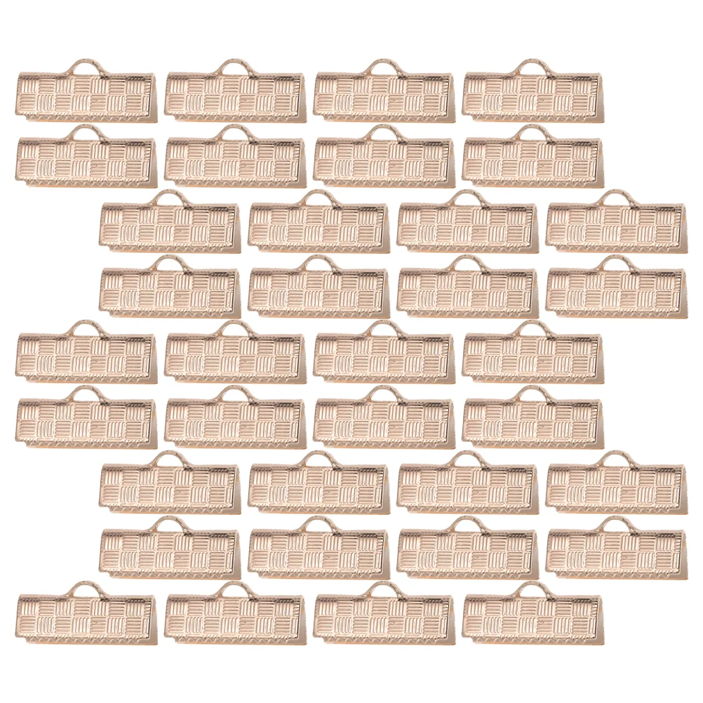 

50Pcs Clothes Corner Knotted Clips T-shirt Clips Copper Knotted Buckles