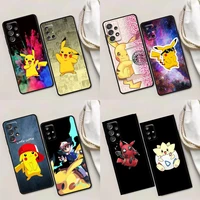 anime cute pokemon pikachu phone case for samsung a31 a32 a41 a42 a51 4g 5g a01 a02 a03s a11 a12 a13 a21s a22 soft silicone case