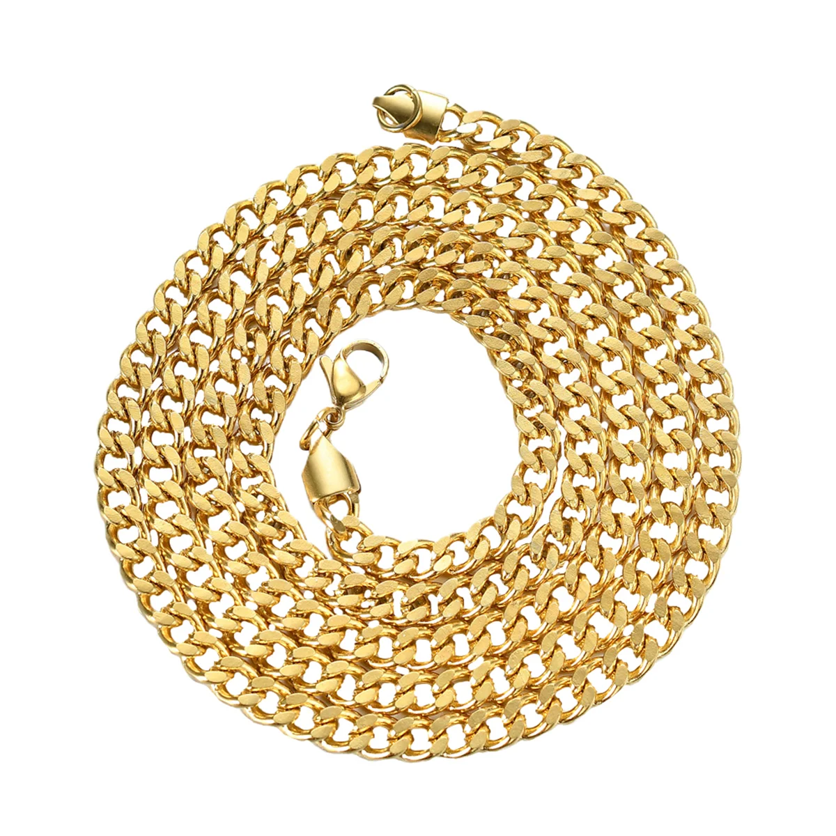 

Chain Necklace Link Cuban Women Hopmen Hip Jewelrys Hiphop Mens Bling Curb Metal Rapper Neck
