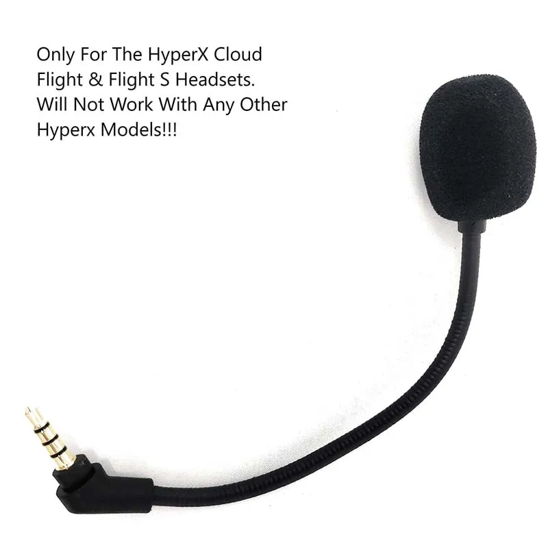 

Сменный микрофон для Kingston HyperX Flight/Flight S, Проводная игровая гарнитура 3,5 мм, съемный однонаправленный игровой микрофон