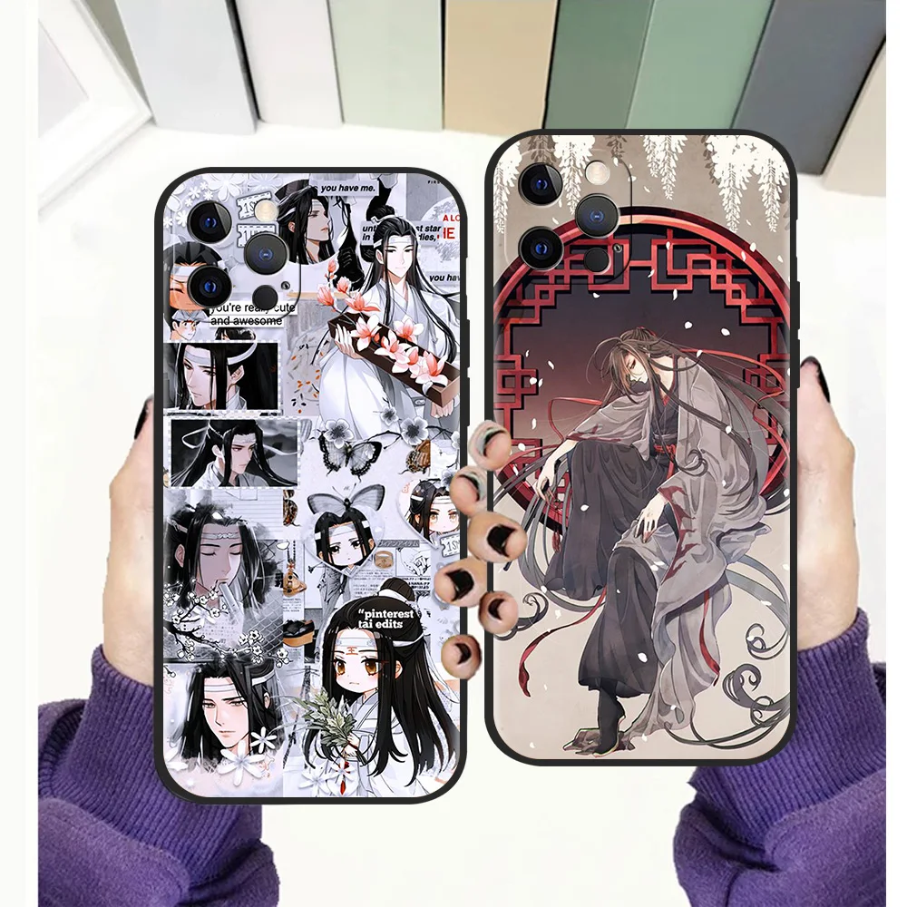 

Mo Dao Zu Shi MDZS Anime Shockproof TPU For iPhone 13 12 11 Pro Max 8 7 Plus SE2020 Case Soft Cover For iPhone X XR XS Max Shell