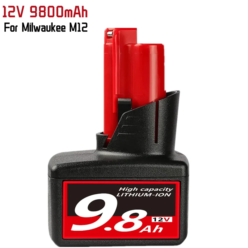 

1-3Pack 9000mAh M12 für Milwaukee 12V Li-Ion Batterie 48-11-2401/48-11-2402/48-2420/48-11-2430 M12 Werkzeuge