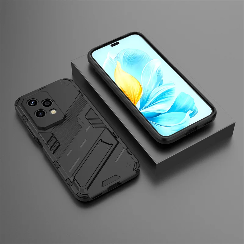 Чехол для Honor 200 Lite Light 5G с магнитной подставкой защитная броня задняя крышка LLY-NX1 6
