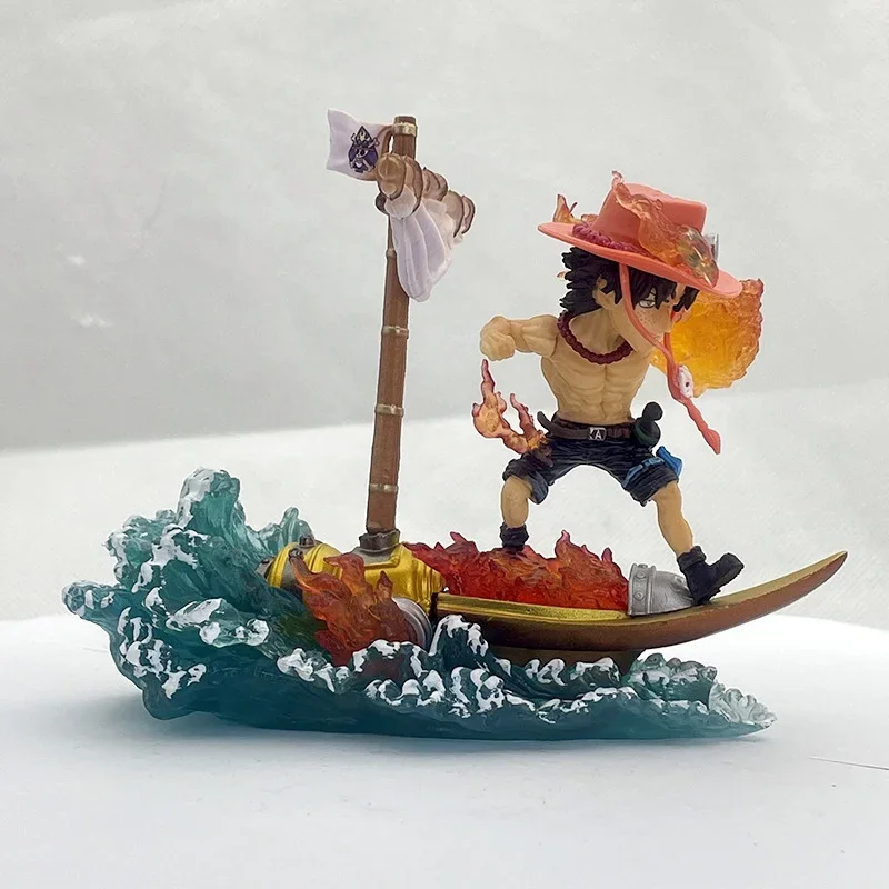 Фигурки героев мультфильма Gk Portgas D Ace экшн-фигурки Q Version капитан белая борода Fireboat