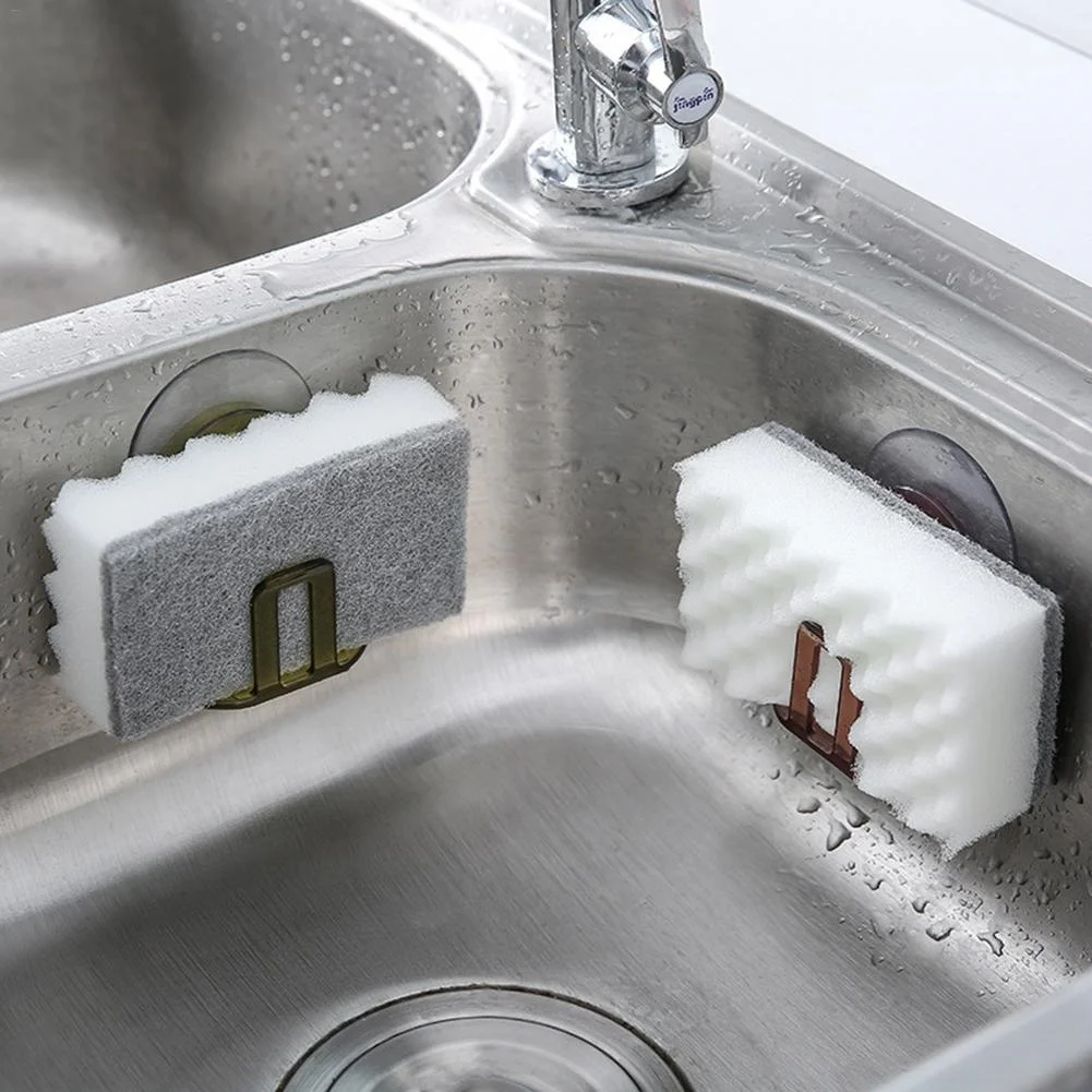 

Kitchen Organizer Suction Cup Sink Drain Rack Sponge Storage Holder Kitchen Sink Soap Rack Drainer Rack Bathroom Accessories