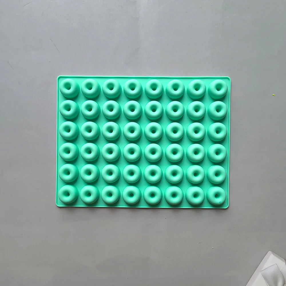 

Силиконовая Мини-форма Для Пончиков С 48 Отверстиями, Экологически Чистая Форма Для Торта Ручной Работы Для Выпечки Пудинга