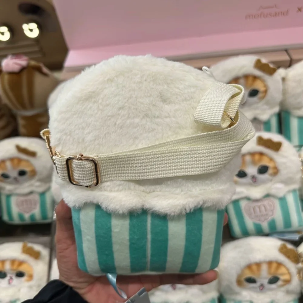 Фото Плюшевый кошелек-монетница Mofusand Cat Ice Cream Collection: милая аниме-игрушка, подарок на день рождения и Рождество №4