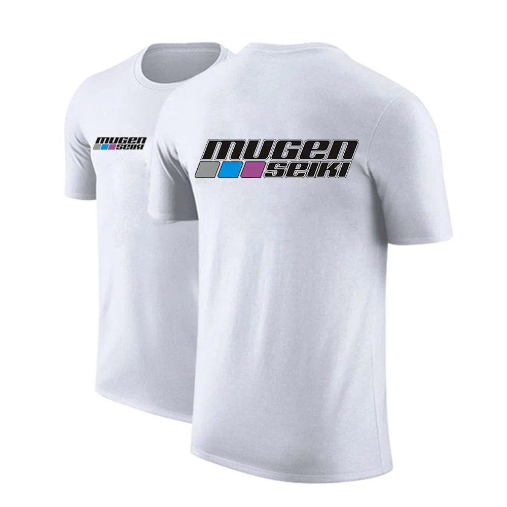 Мужская хлопковая футболка Mugen Seiki удобная быстросохнущая с короткими рукавами и