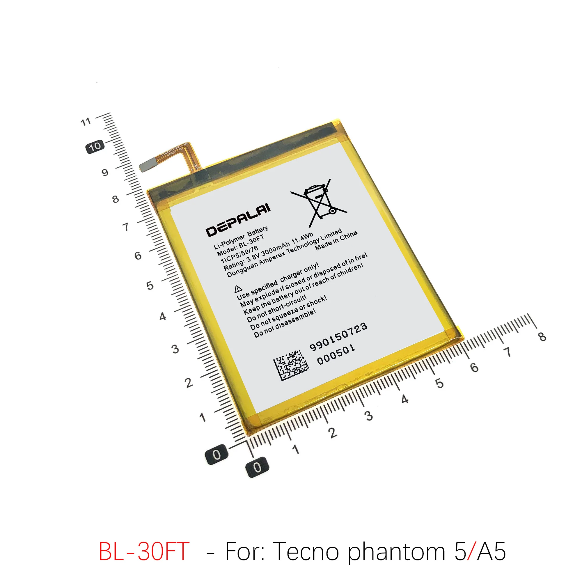 BL-24CT BL-27AT BL-30BT для Infinix Tecno Phantom 6Plus A5 A6 A7 AX8 Батарея BL-30FT BL-34DT BL-35AT Батареи BL-40CT BL-50DT