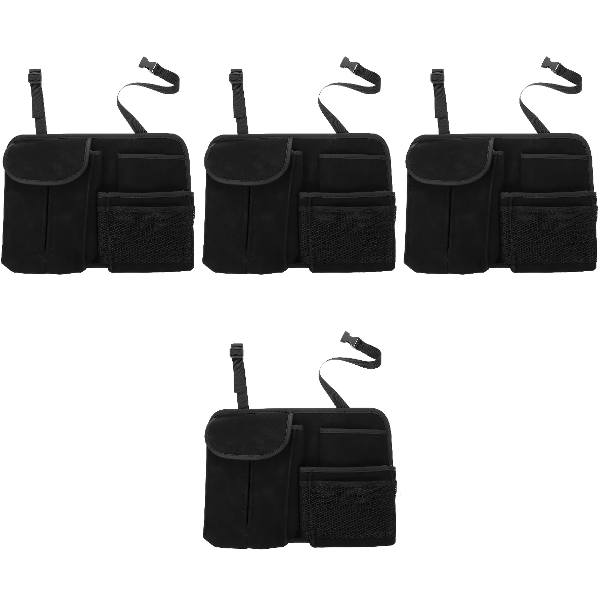 

4pcs Organizer Multi-pocket Car Hanging Pocket Chair Back Storage Bag