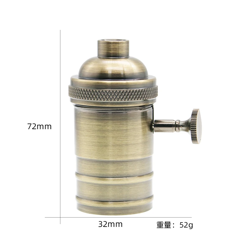 

Ламподержатель E27 античный латунный