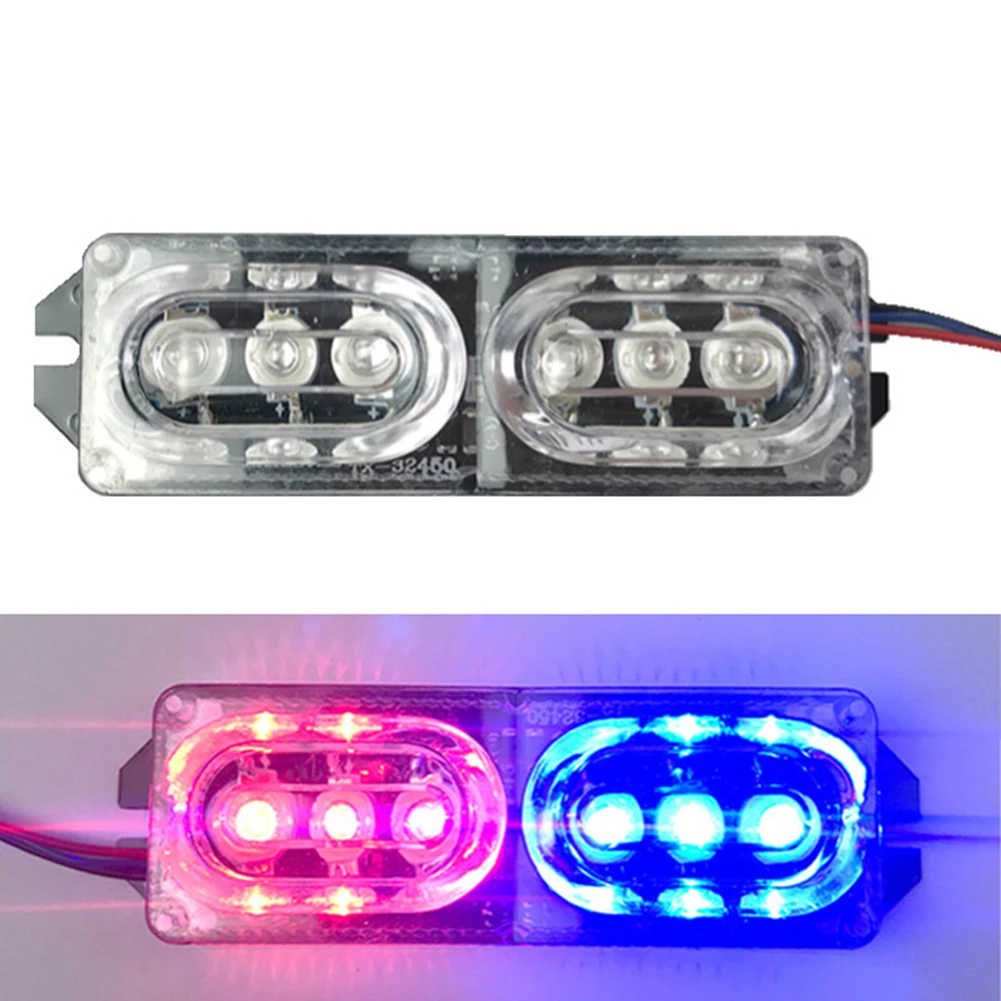 

1PC LED Motorcycle Brake Turn Signal Light Motorcycle Warning Tail Stop Strobe Flash Emergency Lamp Red Blue