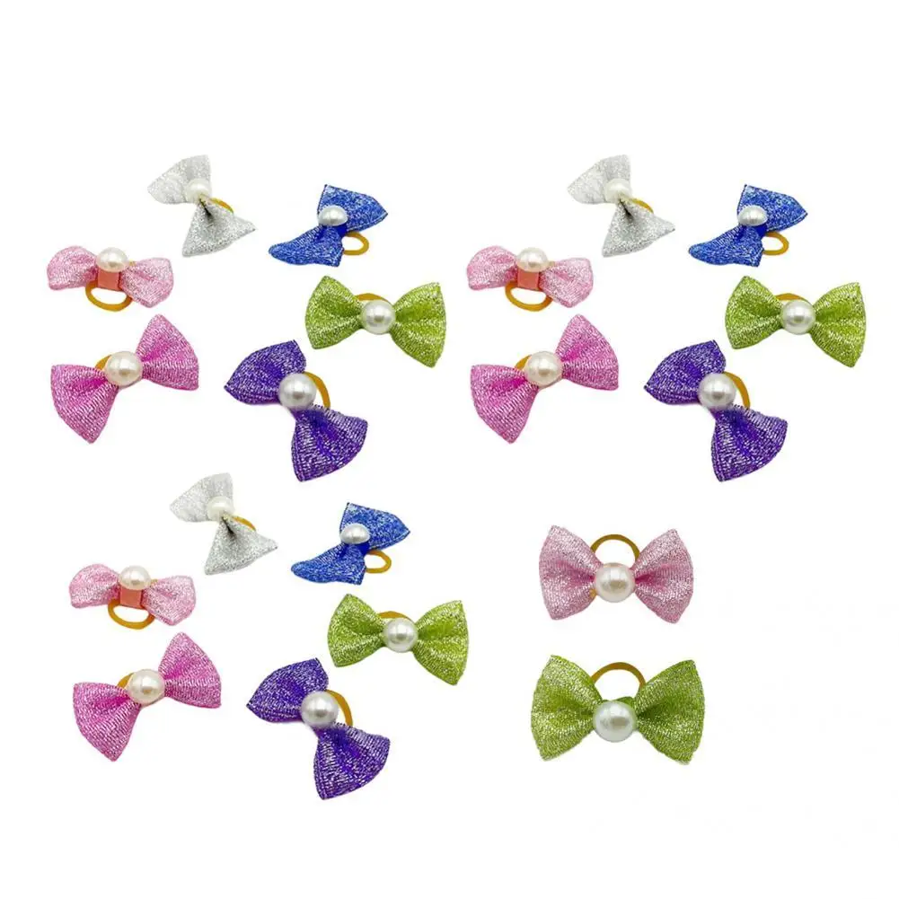 

Tear Resistant Perfect Gift Dog Puppy Headwear Hair Bow for Daily Wear