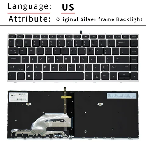 Подсветка клавиатуры для HP Probook 430 G5 440 G5 445 G5