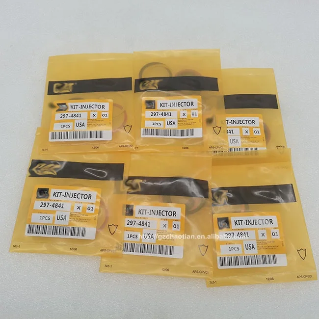 CAT C7.1 C7 C9 C-9 3044 C4.4 комплект уплотнительных колец форсунки двигателя 297-4841