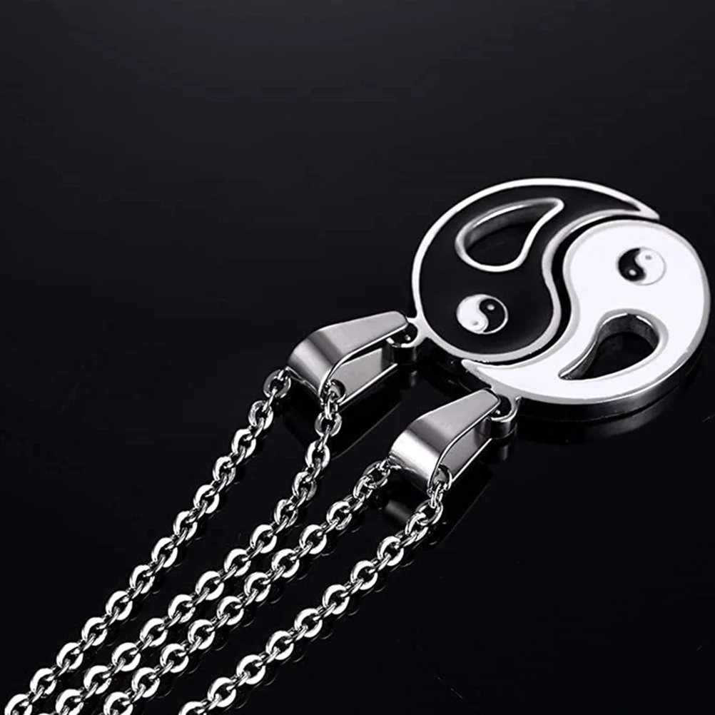 Кулон Тай Чи Инь Ян ожерелье для влюбленных подарки соединяющие браслеты пар