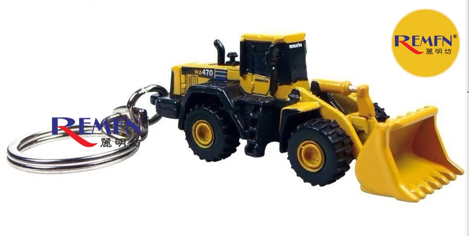 

free shipping for Komatsu UH5524 Komatsu D61EX Keychain bulldozer alloy keychain