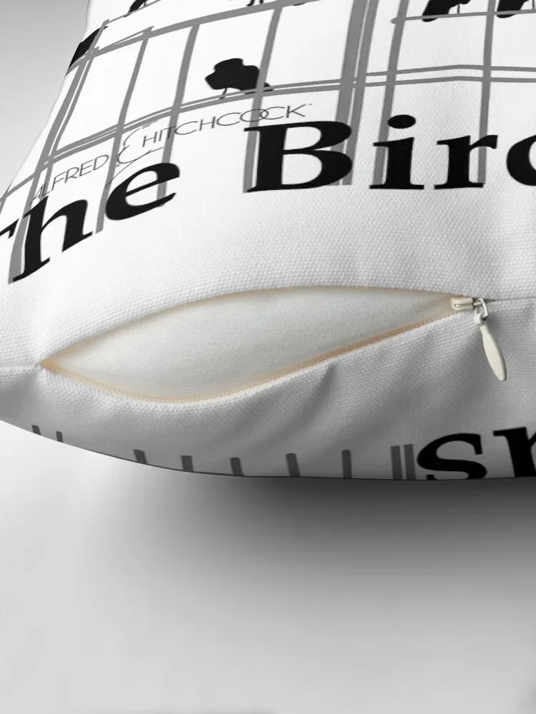 Декоративная подушка Альфреда Хичкокака с птицами роскошная для сидения