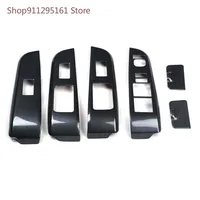 Car Door Armrest Window Lift Switch Panel Cover Stickers Car Trim For Toyota Camry 2012-2017 Left Hand Drive Car Styling Molding