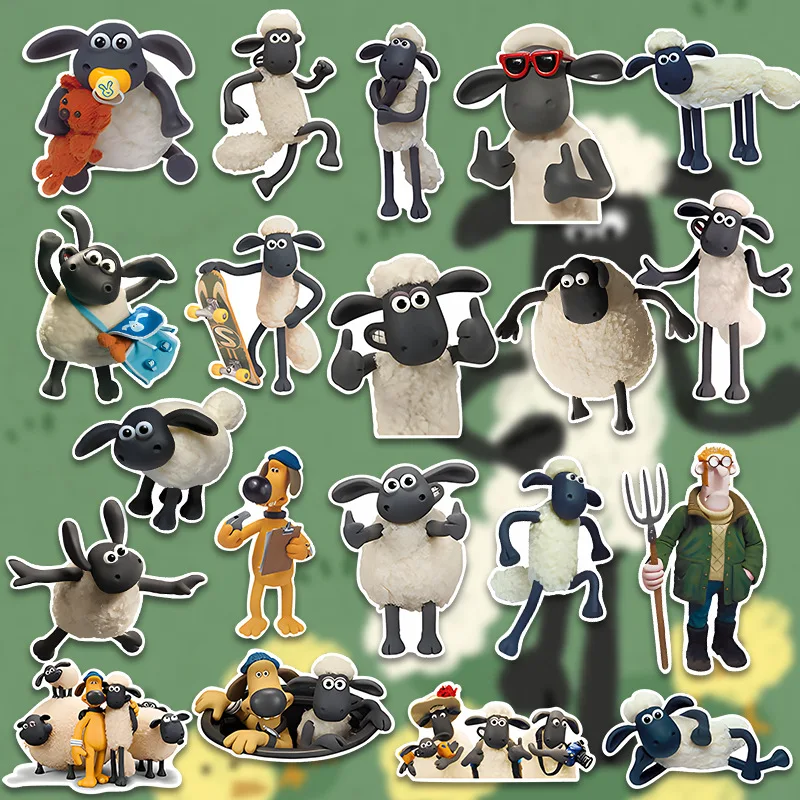 

Shaun The Sheep, милая мультяшная наклейка Timmy Bitzer высокого качества, периферийный ноутбук, Ipad, стакан с водой, наклейка на ствол, детский подарок