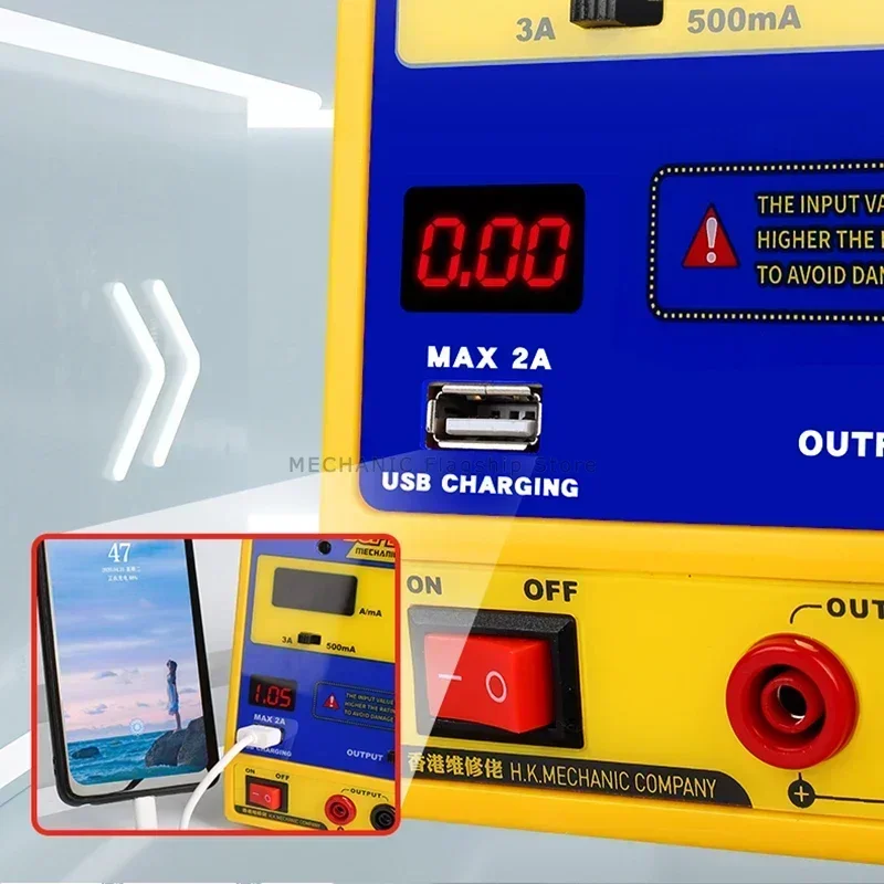 Источник питания постоянного тока MECHANIC DSP15D5 15 в 5 А двойная стрелка умный блок с