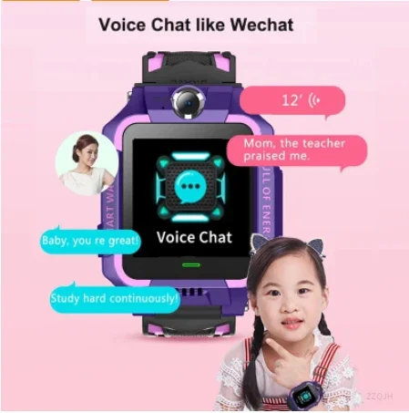 

2023 Smart Watch Kids GPS WIFI Video Call SOS IP67 Waterproof Kids Smart Watch Camera Monitoring Tracker Location Phone Watch