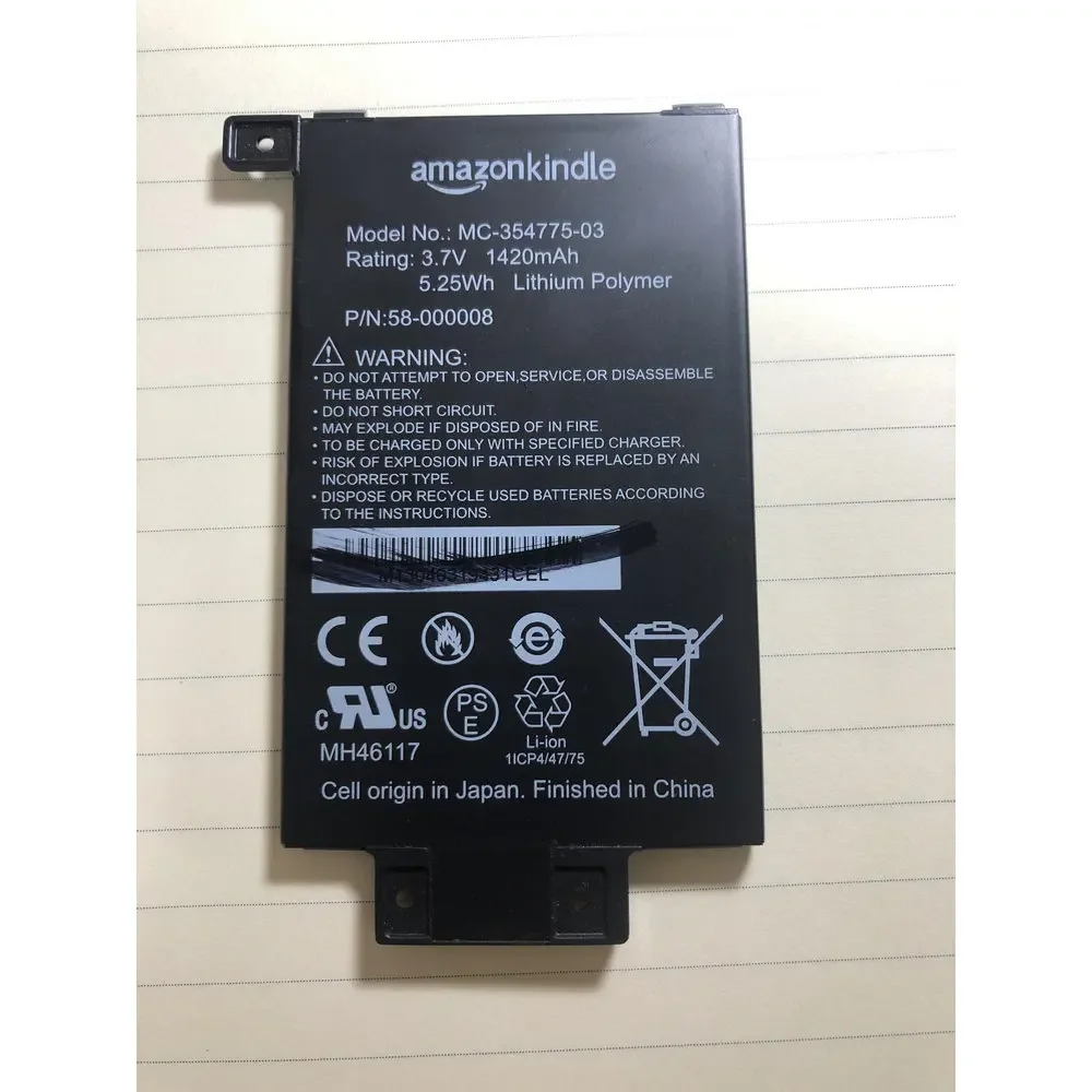 1420 мАч MC- 354775 -05 S13-R1-D 58- 000049 Аккумулятор для Amazon Kindle PaperWhite 2/3 KPW2 KPW3 + трек номер