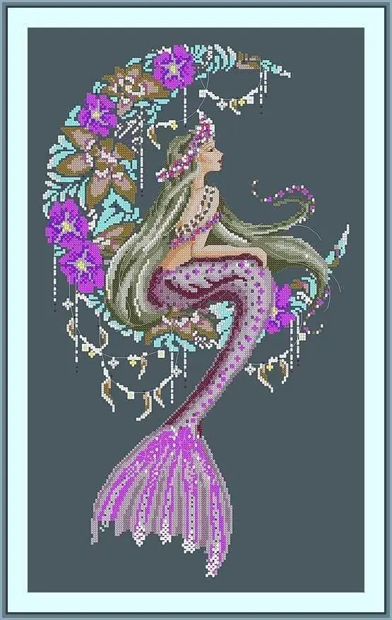 MD Angel 2 считает 11CT 14CT 18CT 28CT темно-синяя ткань вышивка крестиком наборы для вышивки