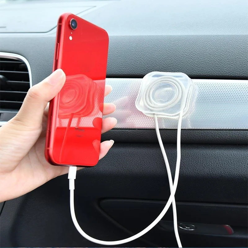 

Car Phone Holder Universal Magic Nano Rubber Fixate Gel Pad for Tablet Mobile Phone Stand Wall Desk Stickers Paste Stand