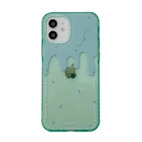 ins cute creative summer lucky phone case for iphone 12 11 pro max xr xs 7 8 plus se shell border clear shockproof back cover