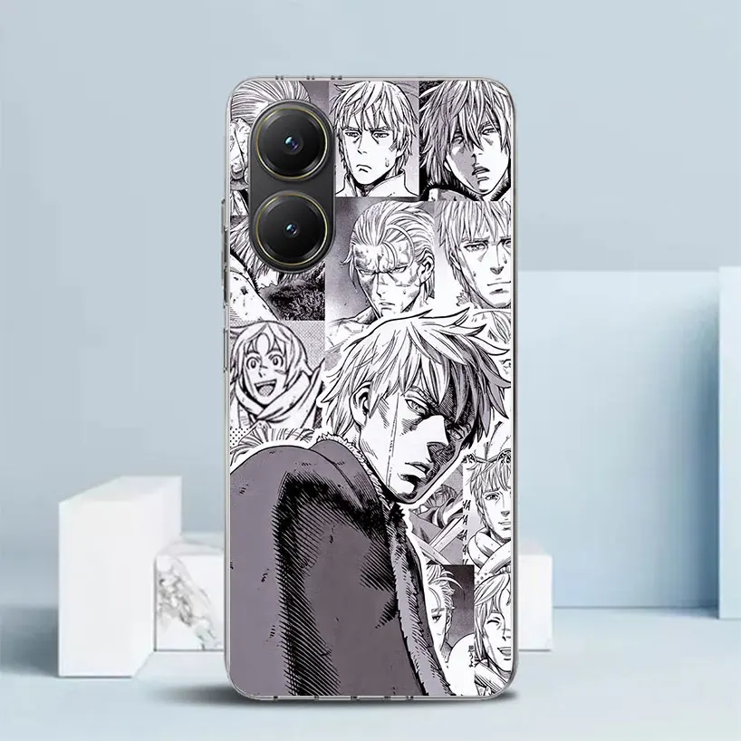 Фото Мягкий чехол Vinland Saga для Xiaomi Poco M8 M7 X7 X6 X5 Pro F7, Redmi 15 15C 13 13C 12 12C 10 10C, с принтом, для Poco F7 U №3