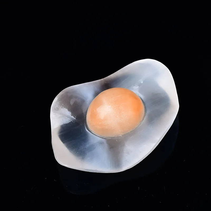 Кристалл селенитовый яйцо-пашот olevo