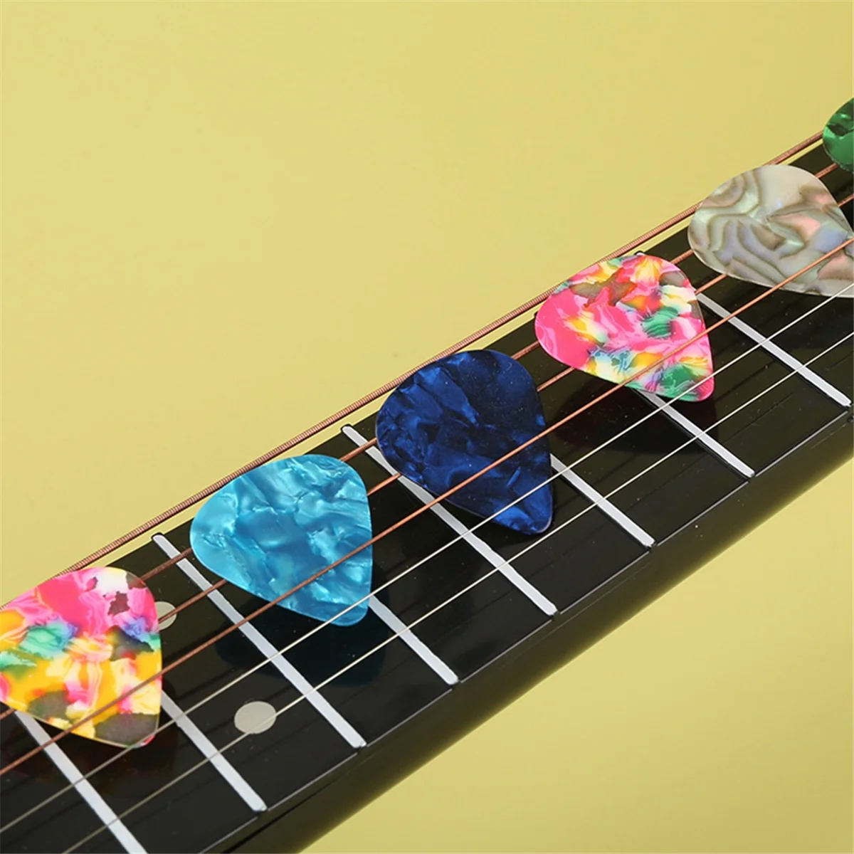 B 30 шт. медиаторы для гитары из целлулоида 0 46 71 96 мм красочные удобные на ощупь