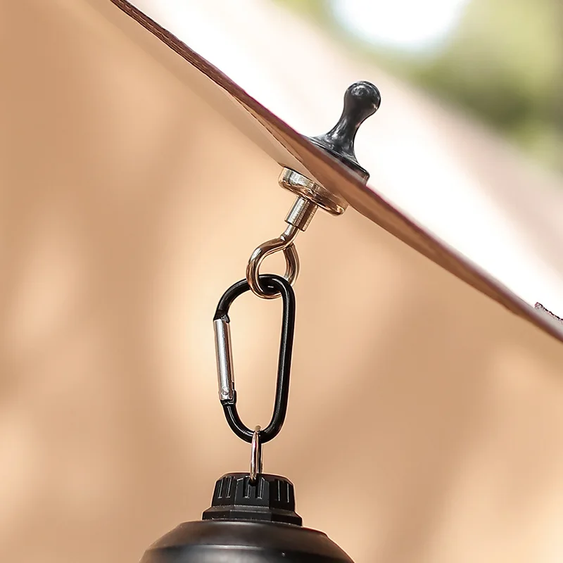 

Outdoor Strong Magnet Hook Strong Magnetic Hook Camping Lights Hanging Canopy Tent Fixer Hook Mountaineering Buckle